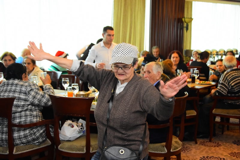 Hilton Beirut Metropolitan Palace's Christmas lunch for the elderly people